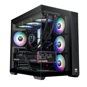 Gabinete Thermaltake View 380 (4 x 120 mm, tamaño mediano)
