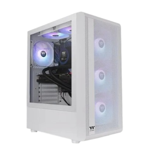 Gabinete Thermaltake S200 Plus Tg aRGB White Snow Templado